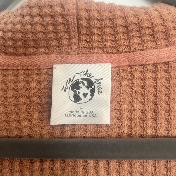 We The Free, Free People “Bestie Bundle” set. Waffle hoodie tunic with poncho - Picture 9 of 16